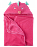 Girl Child Bath Towel Flamingo