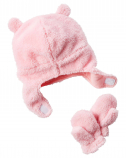 Carter's Baby Girl Hat Gloves Set