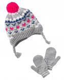 Carter's Girl Boy Hat Gloves Set