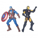 Marvel Legends Series 3.75 inch 2 Pack Action Figure - Captain America And Iron Man