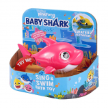 Игровой набор для ванной Поющая акула Baby Shark акула мама розовая