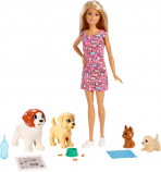 Barbie Doggy Daycare Doll & Pets