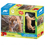 Animal Planet: Tiger – 100 Piece 3D Puzzle with Figure