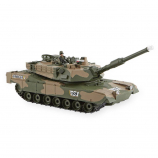 True Heroes Sentinel 1 Recoiling Battle Tank with 4 inch Soldier Figure - Green Camo