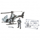 True Heroes Sentinel 1 Combat Helicopter - Gray/Black