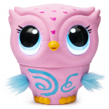 Owleez, Flying Baby Owl Interactive Toy with Lights and Sounds (Pink) 049859