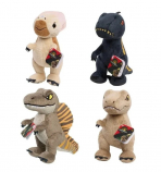Эксклюзивный набор мягких игрушек Jurassic Wold Мир юрского периода Just Play 4 шт