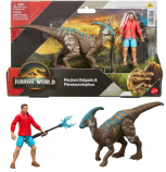 Набор из двух фигурок Рубен Дельгадо и Паразауролоф Jurassic World Мир Юрского периода