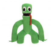 Мягкая игрушка Green Грин Делюкс Радужные друзья Rainbow Friends серия 35 см