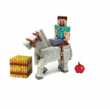 Minecraft Overworld 2 Pack Action Figures - Steve with White Horse