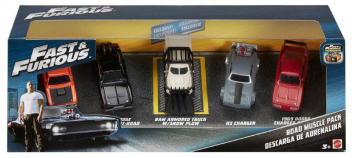 Fast and Furious 1:55 Scale Car Road Muscle Pack
