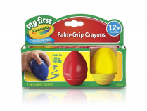 Crayola My First Egg Shaped Palm-Grip Crayon - 3-Count
