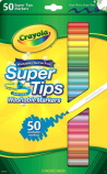 Crayola Super-Tips Washable Markers Set - 50 Piece