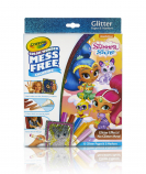 Crayola Mess Free Color Wonder Shimmer and Shine Glitter Paper and Markers Set