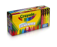 Crayola Washable Chalk Collection - 64 Count