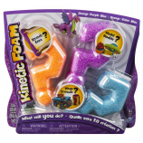 Kinetic Foam 3 Pack Multi Color - Purple, Orange, Blue