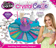 Cra-Z-Art Shimmer & Sparkle Crystal Craze Gem Jewelry Designer Set