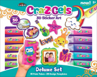Cra-Z-Art Cra-Z-Gels 3D Sticker Art Deluxe Set