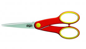 School Smart Pointed Tip Student Scissors for Middle Grades Classpack - Pack of 12
