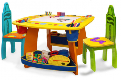 Crayola Wooden Table & Chair Set<br>