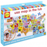 Alex Toys Rub a Dub USA Map in the Tub Puzzle - 30-piece