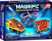 Cra-Z-Art Magrific 7 in 1 Deluxe Vehicles Magnetic Construction Set