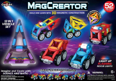Cra-Z-Art 52 Piece MagCreator Vehicle Set