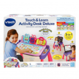 VTech Touch and Learn Activity Desk Deluxe Interactive Learning System - Pink