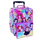 Disney Princess Rapunzel, Snow White, Belle, Cinderella and Ariel 14-inch Luggage Set - 3-piece