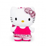 Hello Kitty Stuffed Backpack with Zippered Pocket