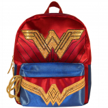 DC Comics Wonder Women 12 inch Mini Backpack with Side Mesh Pockets