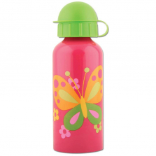 Stephen Joseph 13.5 Ounce Stainless Steel Water Bottle - Butterfly