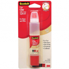 Scotch Clear Glue with 2-Way Applicator - 1.6oz