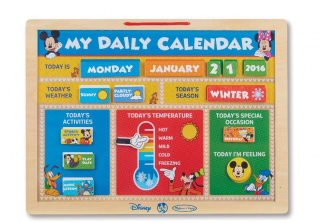 Melissa & Doug Disney Junior Mickey Mouse Clubhouse My Magnetic Daily Calendar