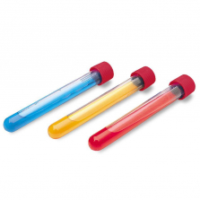 Learning Resources Plastic Test Tubes With Caps - Set of 12