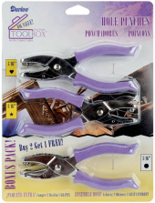 3-Pack Hole Punch - Heart, Star and Circle