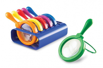Learning Resources Primary Science Jumbo Magnifiers, Set of 12