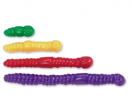 Learning Resources Measure Worms Set of 72