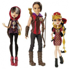 Набор кукол Сет из 3 кукол -Ever After High -Хантер, Сериз, Лиззи, Школа Долго и Счастливо