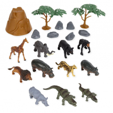 Animal Planet Safari Bucket Collection - 20 Piece