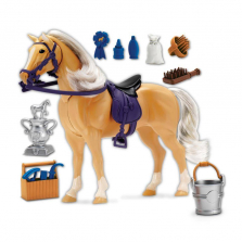 Blue Ribbon Champions Deluxe Horse Set - Palomino