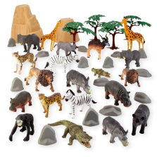 Animal Planet Mega Safari Animals Tub - 40 Piece