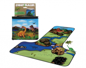 Neat-Oh! ZipBin 20 Dinosaur Tote and Playmat with 2 Dinosaurs