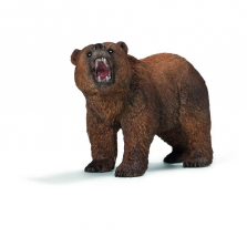 Schleich World of Nature: Wild Life Collection - Schleich Grizzly Bear Figurine