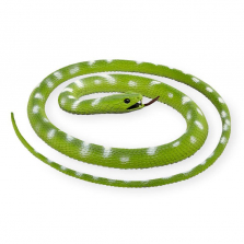 Animal Planet Green and White Coiled Snake