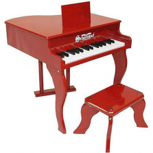 Schoenhut Red Fancy Baby Grand Toy Piano