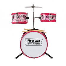 First Act Discovery Junior Drum Set - Winged Hearts