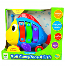 The Learning Journey Pull Along Tune a Fish Musical Toy
