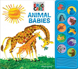 Listen and Learn Board Book - Eric Carle Animal Babies