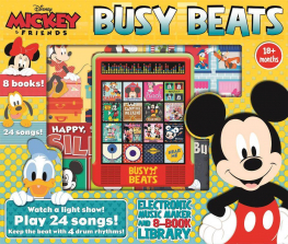 Disney Mickey & Friends 8 Books Busy Beats Library Set